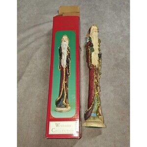 Vintage Windsor Collection 11" Pencil Santa Figure Christmas